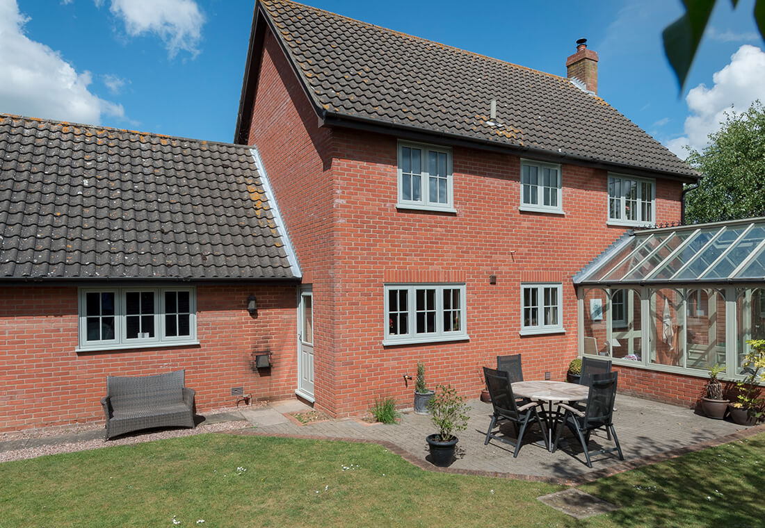 Green Residence 7 flush sash windows