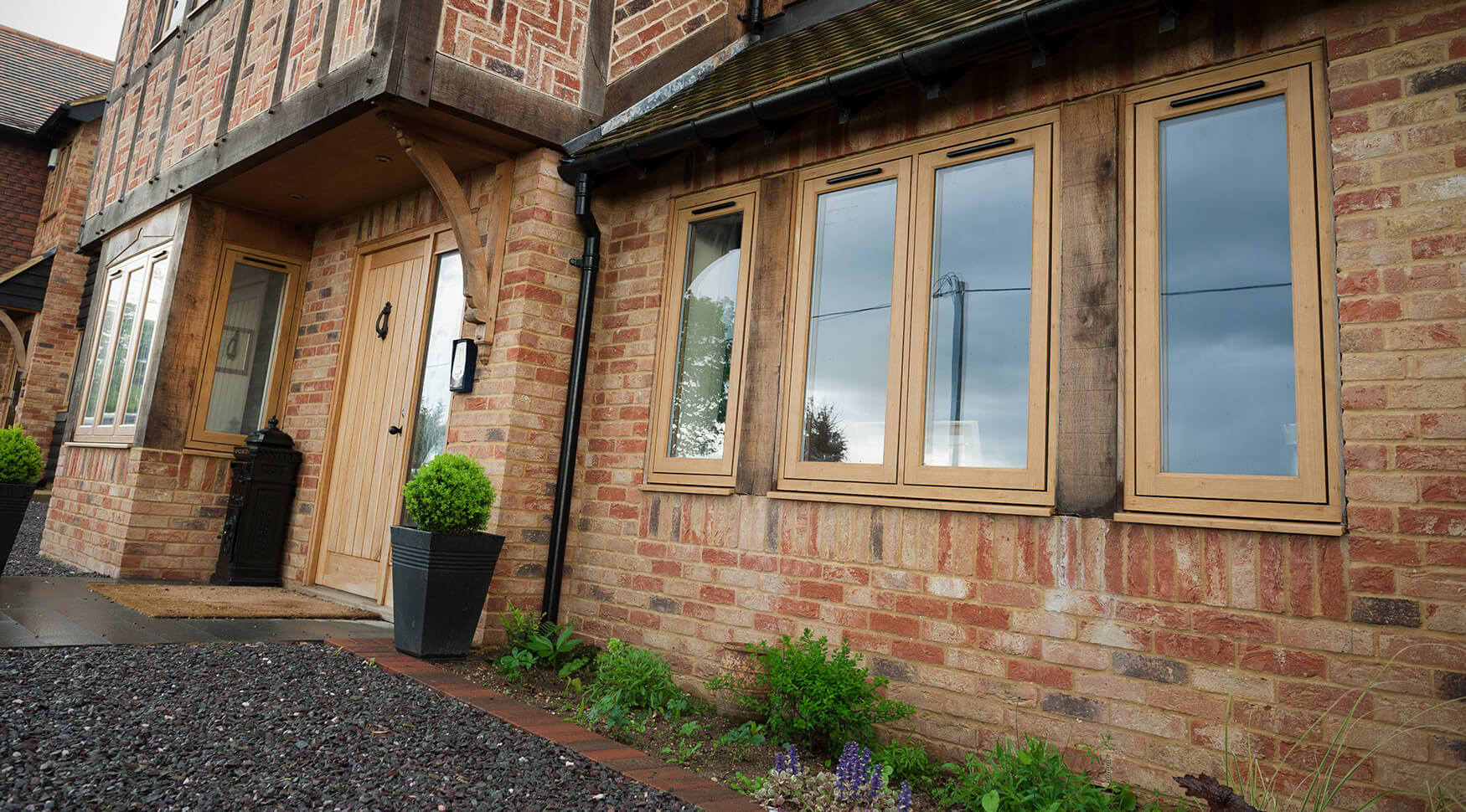 Oak effect Residence 9 windows