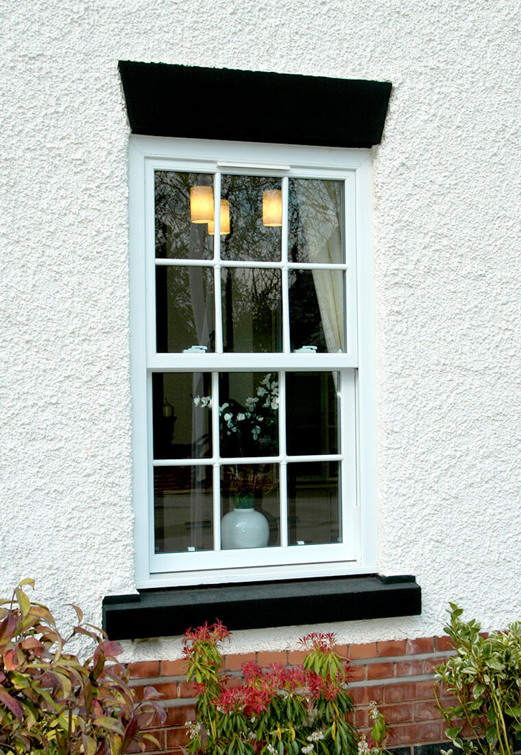 uPVC Vertical Sliding Windows West Midlands Leamore Windows