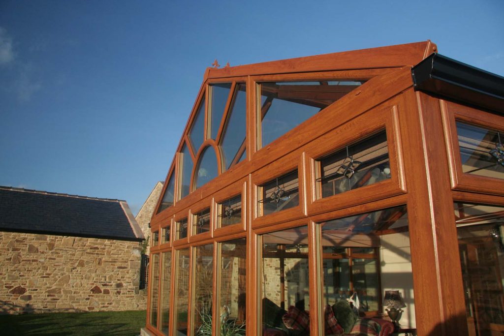 White uPVC Gable conservatory