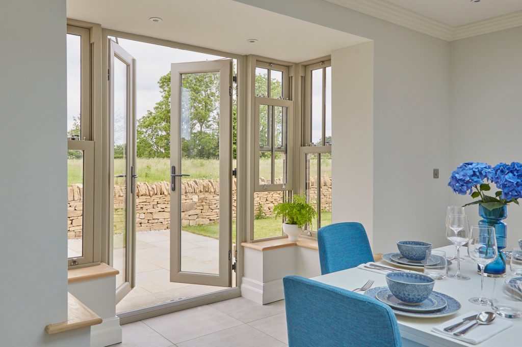 Rosewood uPVC french door