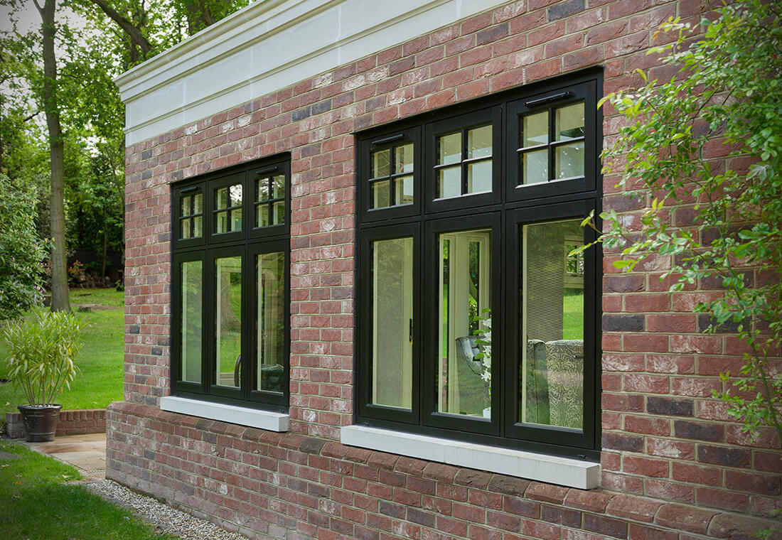 Black Residence 9 flush sash windows