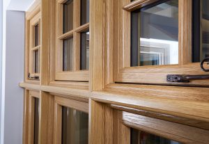 Oak effect Residence 9 window interior view