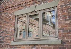 timber-effect flush sash windows