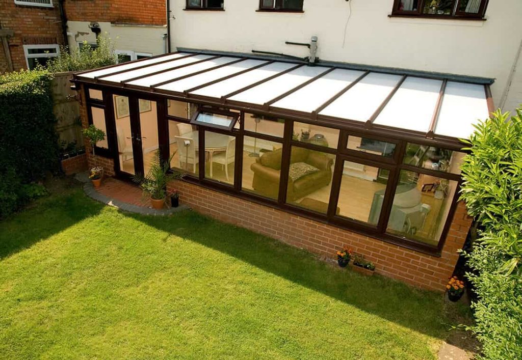 Rosewood uPVC Lean to conservatory