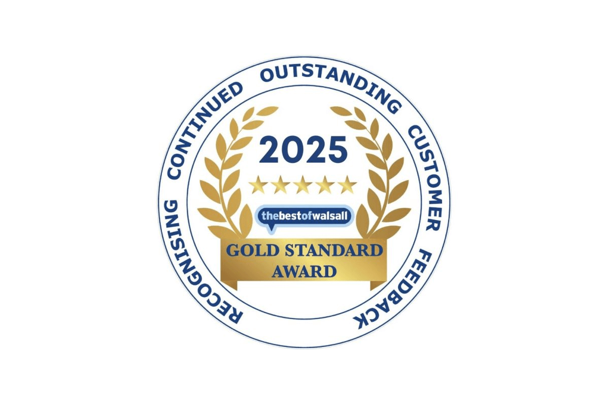Gold Award Walsall 2025